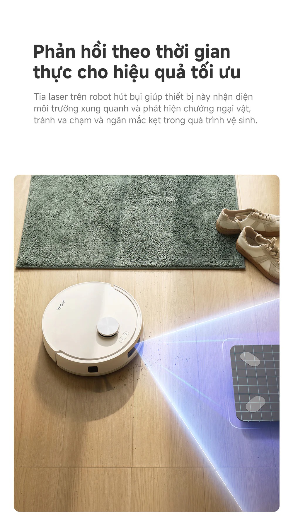 Robot hút bụi lau nhà tự đổ rác MOVA E20S Pro Plus