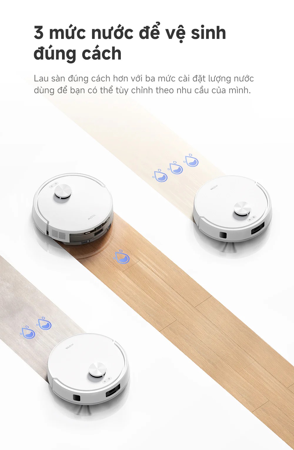 Robot hút bụi lau nhà tự đổ rác MOVA E20S Pro Plus