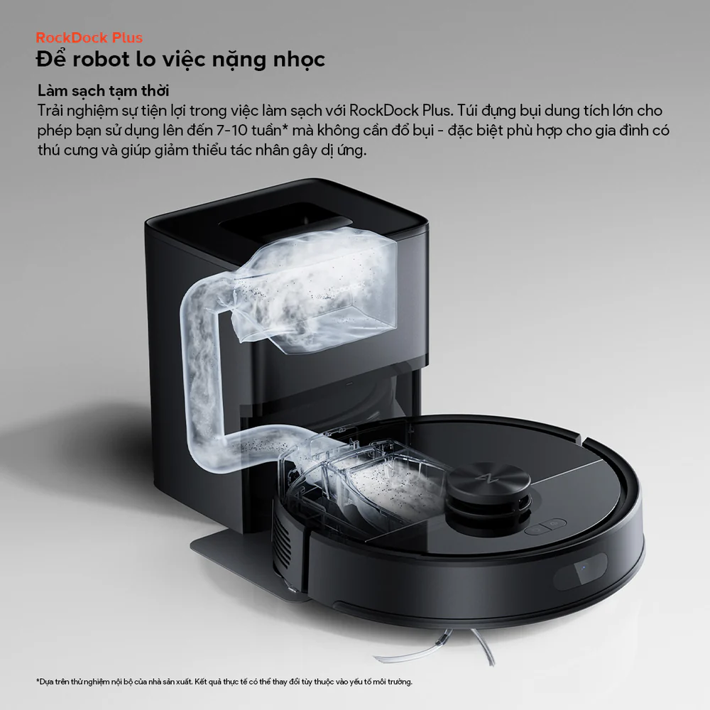 Robot hút bụi lau nhà tự đổ rác Roborock Q7 Pro Max Plus