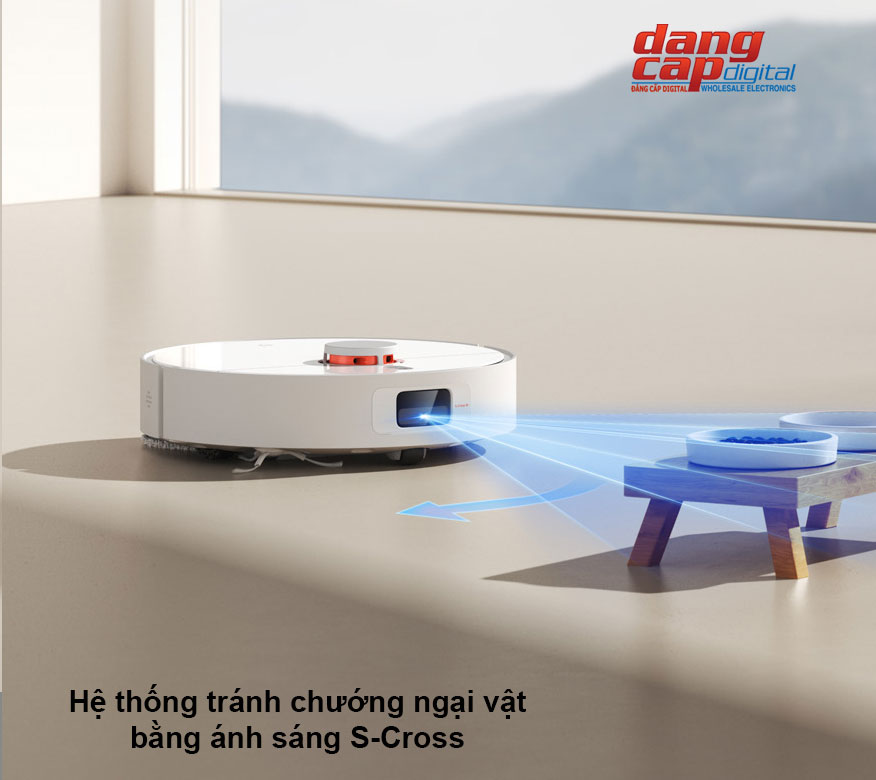 Robot hút bụi lau nhà tự giặt giẻ Xiaomi Mijia H40 cắt tóc rối tiện lợi