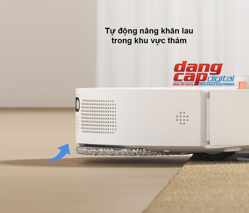 Robot hút bụi lau nhà tự giặt giẻ Xiaomi Mijia H40 cắt tóc rối tiện lợi