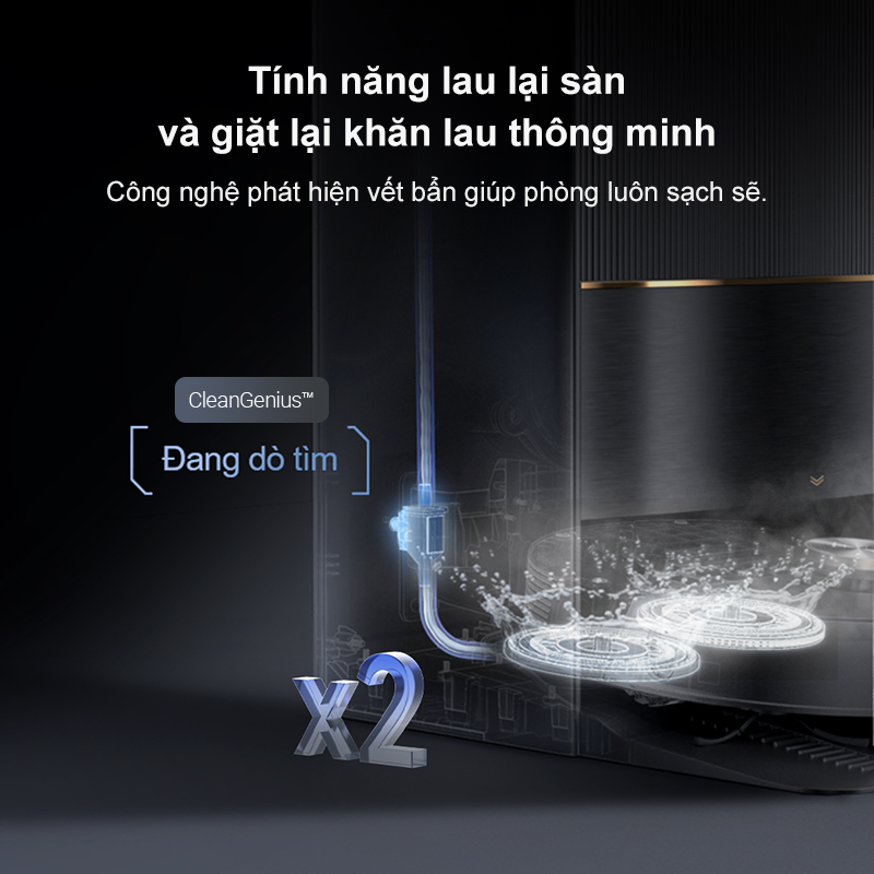 Robot hút bụi lau nhà tự giặt sấy khăn Dreame L20 Ultra- Bản Quốc Tế