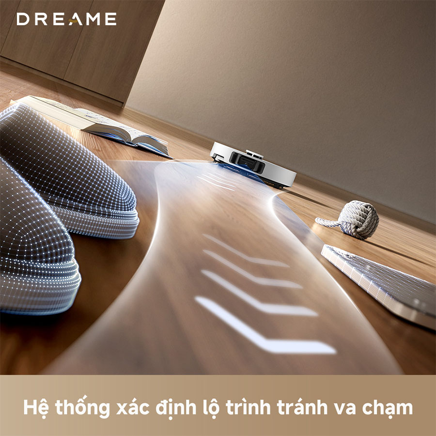 Robot hút bụi lau nhà tự giặt sấy khăn Dreame L40S Ultra