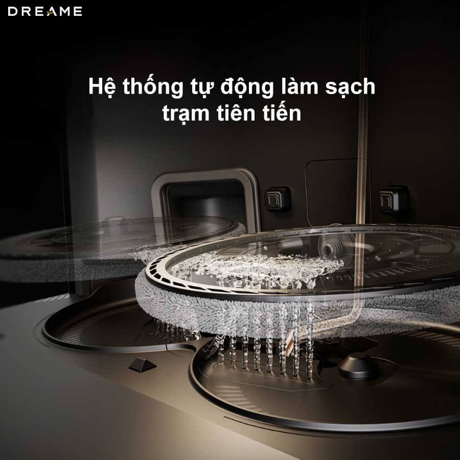 Robot hút bụi lau nhà tự giặt sấy khăn Dreame X50 Ultra