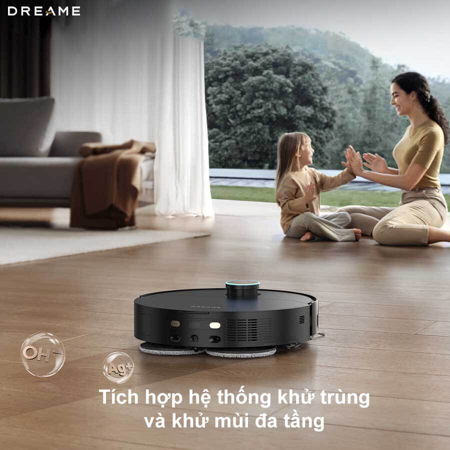 Robot hút bụi lau nhà tự giặt sấy khăn Dreame X50 Ultra