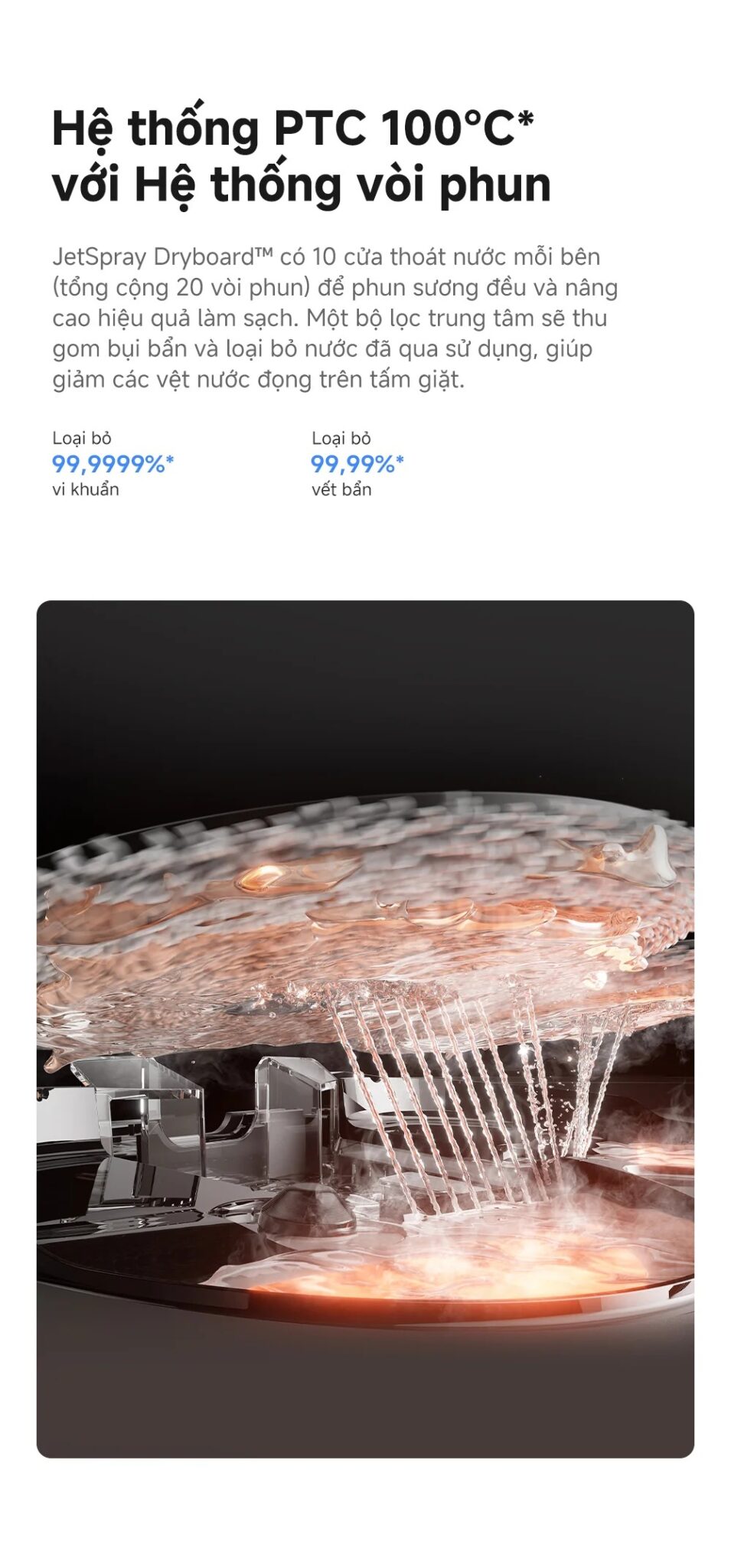 Robot hút bụi lau nhà tự giặt sấy khăn Mova P70 Pro Ultra