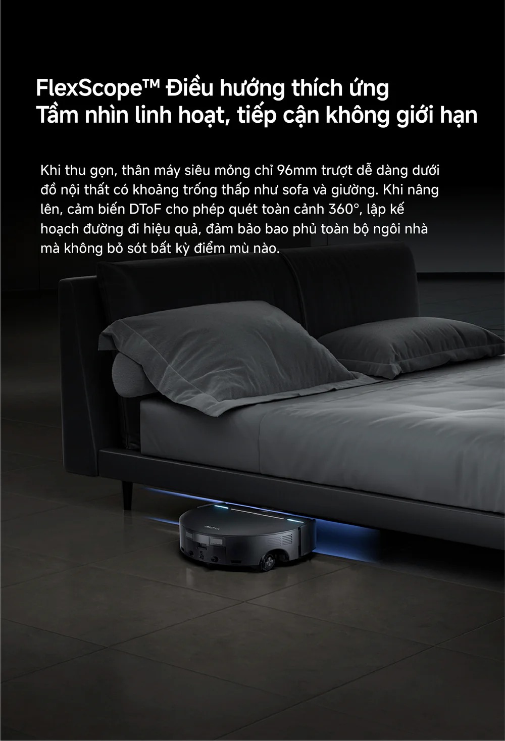 Robot hút bụi lau nhà tự giặt sấy khăn Mova Z70 Ultra Roller