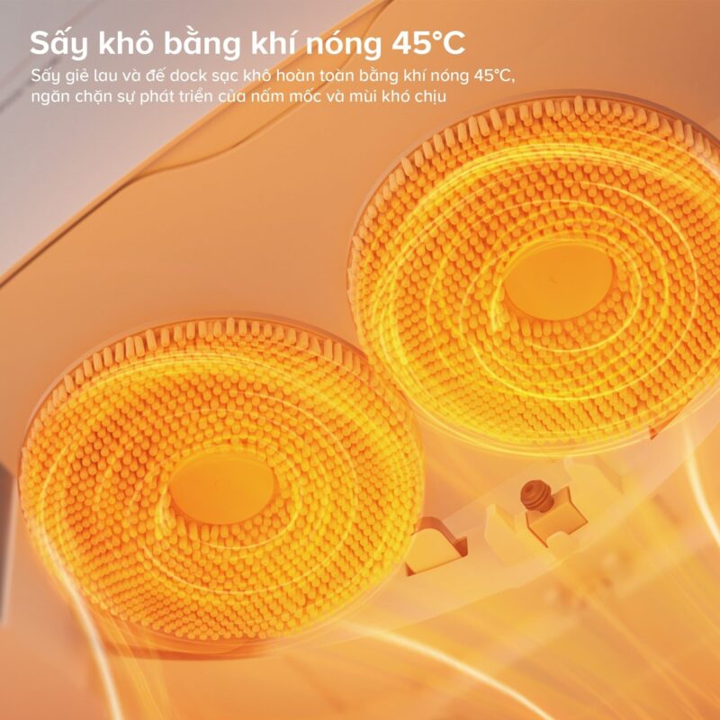 Robot hút bụi lau nhà tự giặt sấy khăn Roborock Qrevo S