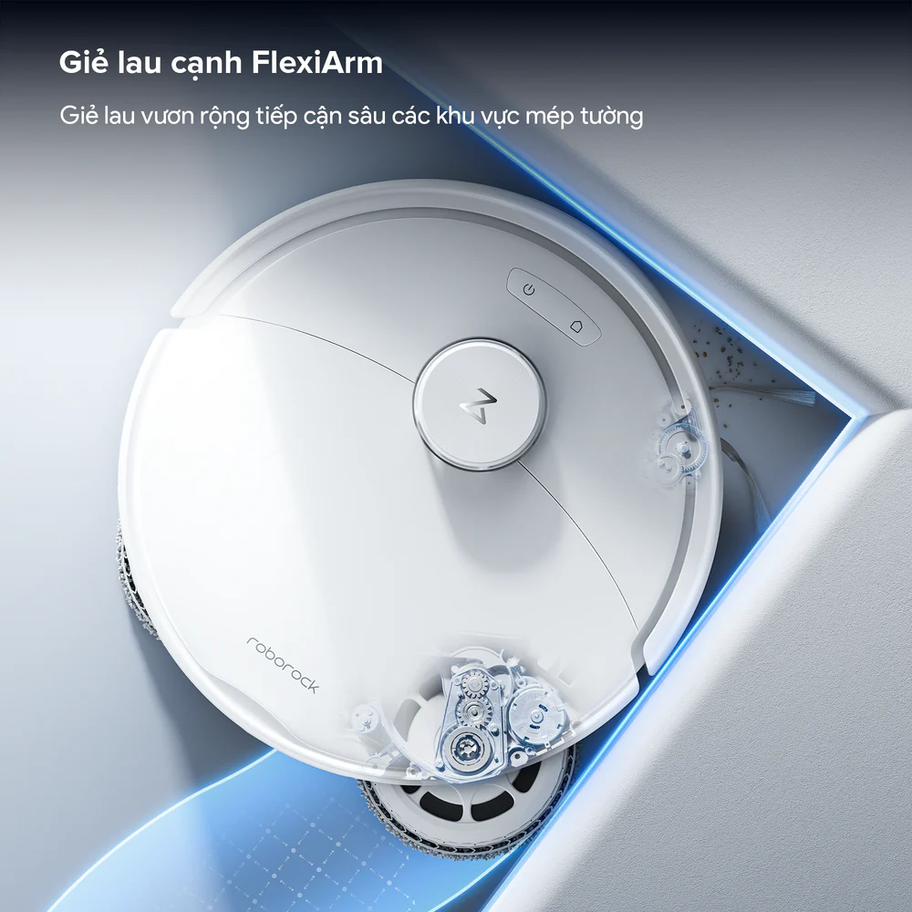 Robot hút bụi lau nhà tự giặt sấy khăn và đổ rác Roborock Qrevo 2 Pro