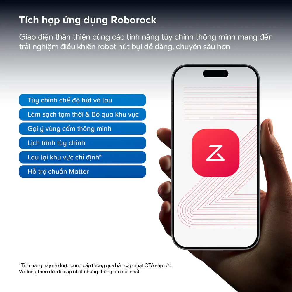 Robot hút bụi lau nhà tự giặt sấy khăn và đổ rác Roborock Qrevo 2 Pro