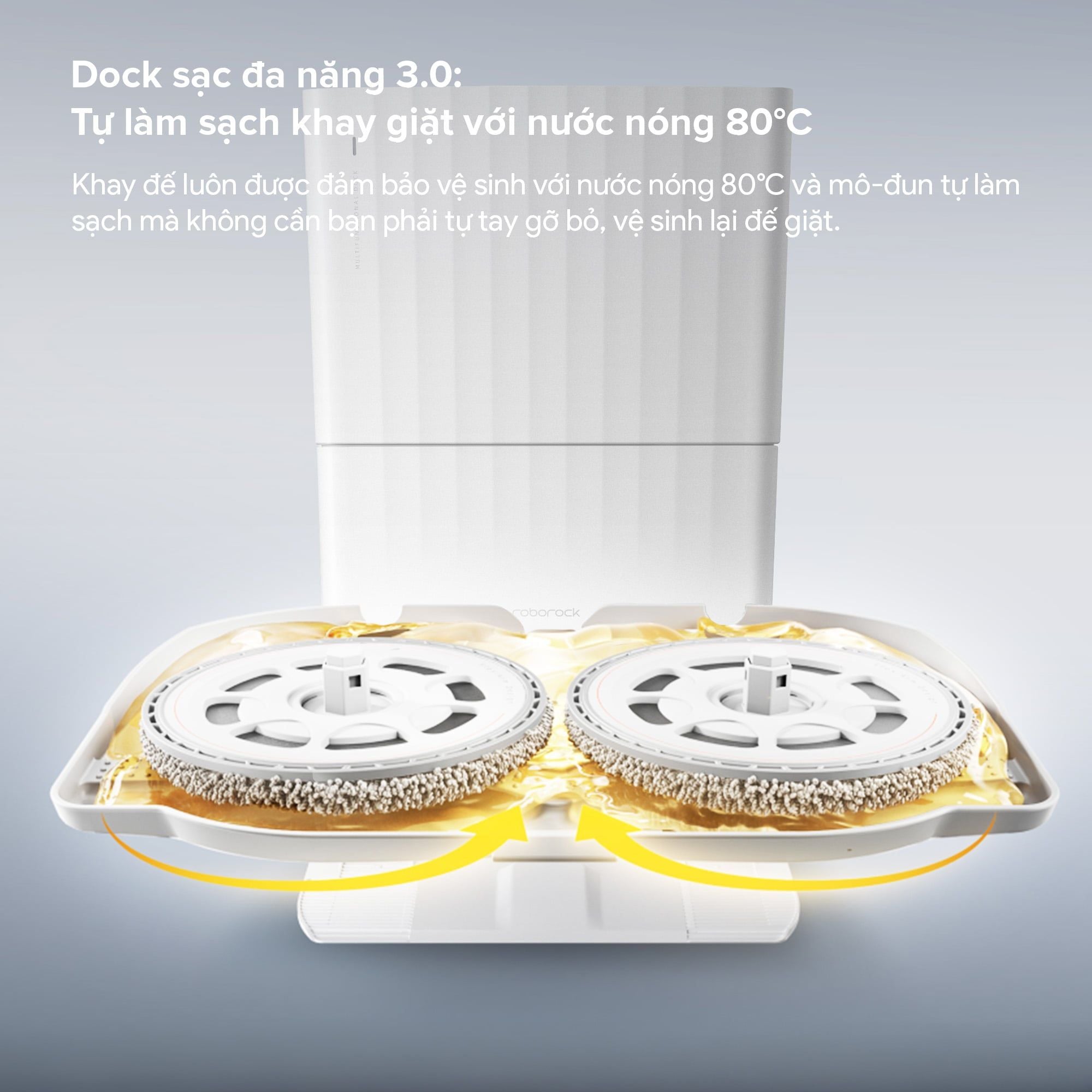 Robot hút bụi lau nhà tự giặt sấy khăn và đổ rác Roborock Qrevo Edge 2