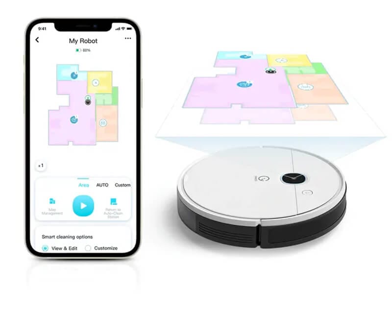 Robot hút bụi lau nhà Yeedi