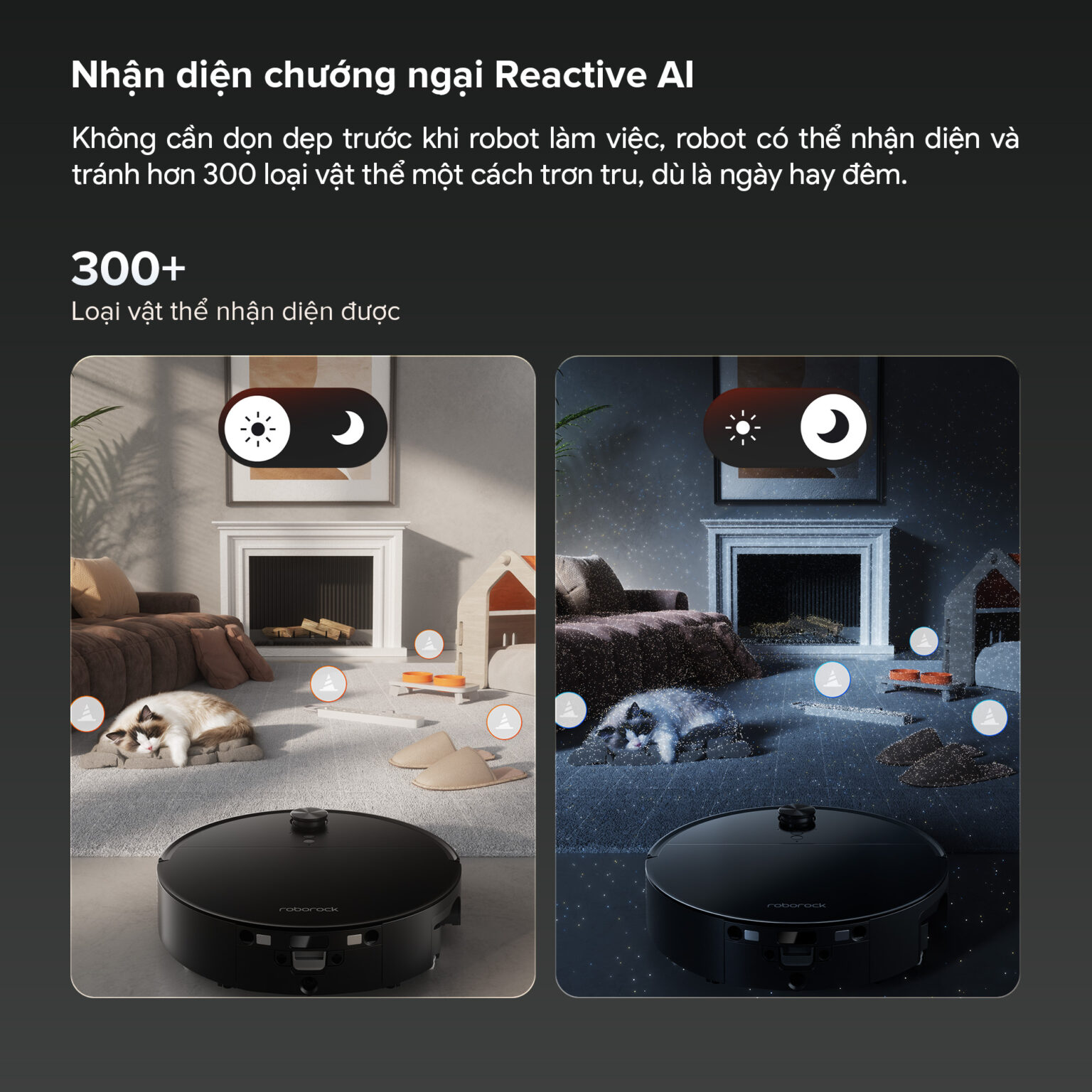 Robot hút bụi Roborock Saros 20 Flow | Lực hút 36.000 Pa