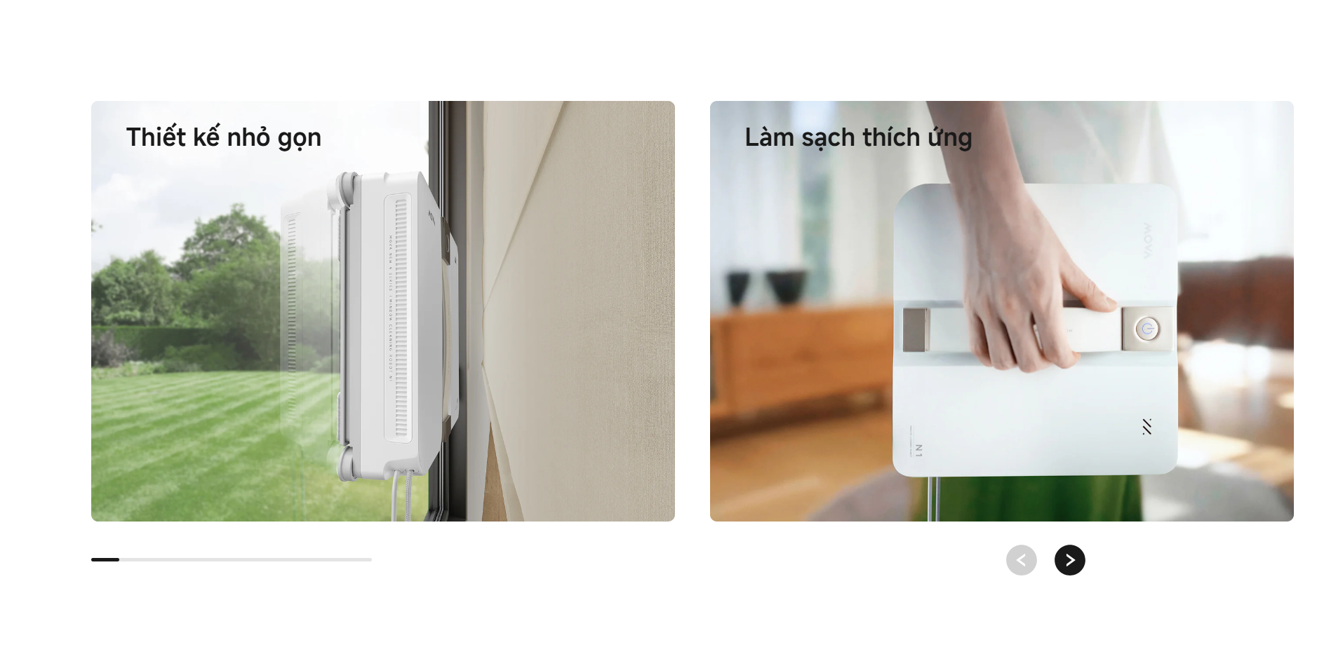 Robot lau kính chuyên dụng tự phun nước Mova N1