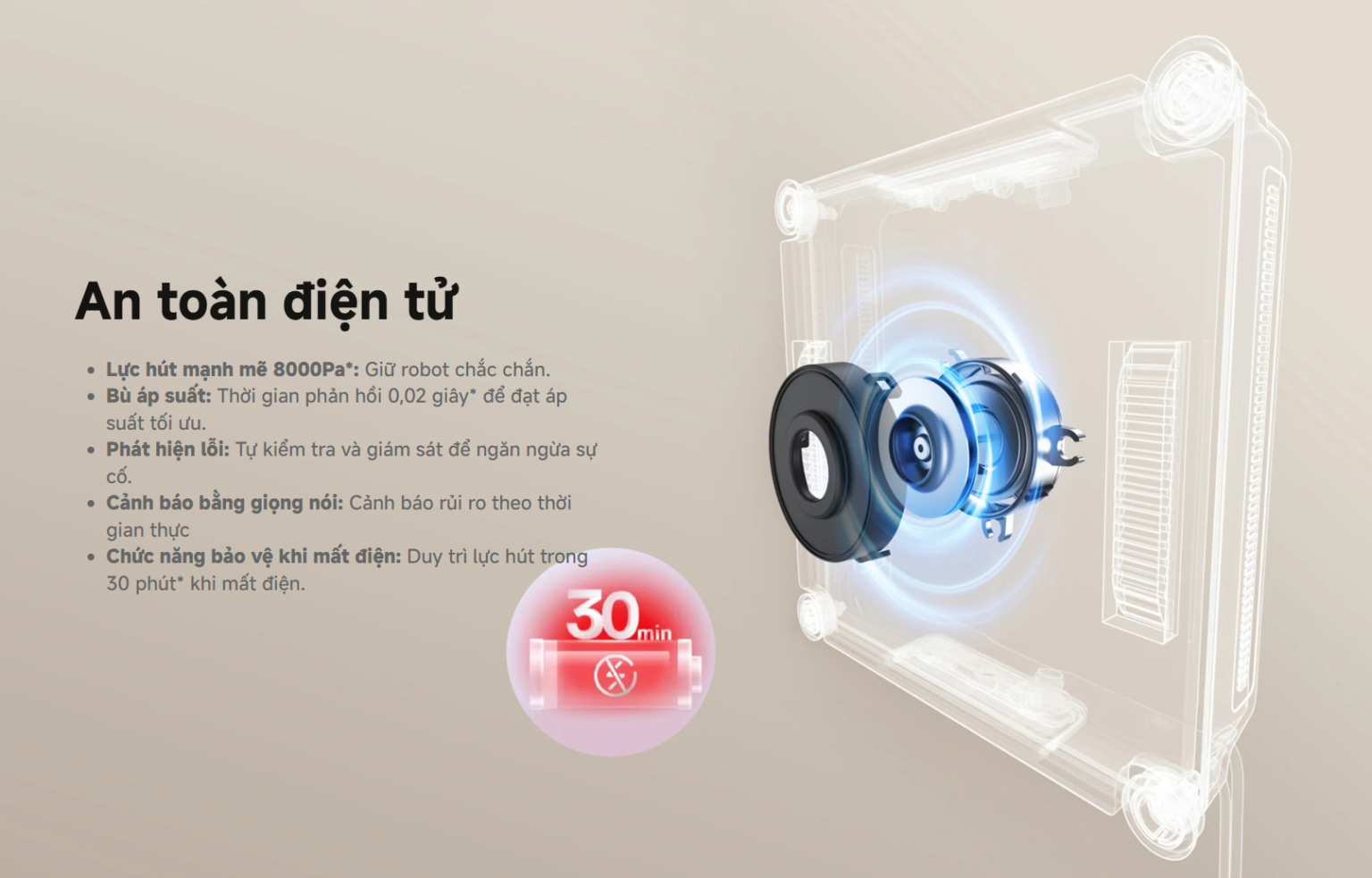 Robot lau kính chuyên dụng tự phun nước Mova N1