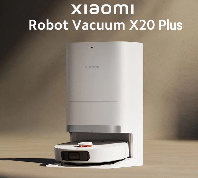 Xiaomi Vacuum X20 Plus, Robot hút bụi lau nhà tự giặt sấy và đổ rác công suất 6000Pa