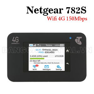Bộ phát wifi Netgear 782S 4G công nghệ Mỹ tốc độ 150Mbps