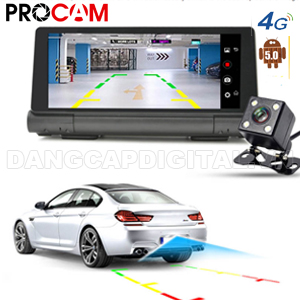 Camera hành trình Procam T98 4G, WIFI, Android 5.1, Camera trước, sau